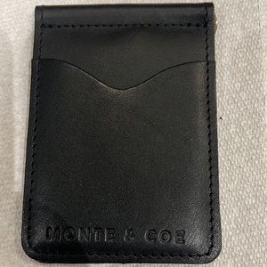 Monte & Coe mens money clip wallet